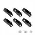 Rope Cord 6x Black Nylon Cleat Self-lock Kayak Boat Marine - Ebikpro.com