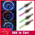 2pcs Multi Colour LED Neon Car Bike Wheel Tire Light Tyre Valve Dust Cap Valve Core Spoke Light For Car Bicycle Motorcycles|Bicy