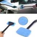 Car Window Cleaner Brush Kit Windshield Wiper Microfiber Brush Auto Cleaning Wash Tool With Long Handle Car Accessories|Sponges,