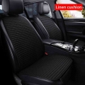 Car Seat Cover Front/Rear Flax seat Protect Cushion Automobile Seat Cushion Protector Pad Car cover mat Protect|Automobiles Seat