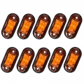 10pcs Amber Clearance Trailer Lights Car Truck Side Marker Lights Tail Lamp 12v 24v Led Truck Accessories - Truck Light System -