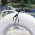 Boat Accessories Marine Stainless Steel Horseshoe Lifebuoy Bracket Life Buoys Ring Holder|holder|holder ringholder bracket - Off