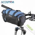 5L Bike Bicycle Cycling Bag Handlebar Front Tube Pannier Basket Shoulder Pack Mountain Road Water Resistant Bag Bike Accessories