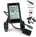 Protocol 2# Electric Bicycle Bike Display 24V 36V 48V LCD S830 Display with USB Waterproof Connection|Electric Bicycle Accessori