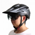 Newest Road Bike Mountain Bike Helmet with TT Lens & Visor Men Women Cycling Helmet Sports Mtb Bicycle Helmet|Bicycle Helmet