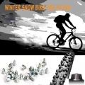 50pcs Tyre Spikes for Bicycle Motorbik Studs for fatbike Snow tyre flat studs Carbide tipped Clous Plats de Pneus Neige|Wheel L