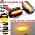 For Toyota Corolla Celica Caldina Camry Hilux Probox Fielder Avensis RAV4 Prius Runx Led Dynamic Side Marker Turn Signal Lights|