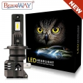 Braveway 2pcs H4 Led Headlight H7 H1 Hb3 Hb4 9005 9006 H11 Led Fog Light 12v 50w 3000k/yellow 6000k/white 16000lm Led Car Bulbs