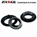 Zrace Centerlock To 6-hole Adapter, Center Lock Conversion 6 Hole Brake Disc, Center Lock For 6 Bolt, Sm-rtad05 / Sm-rtad10 - Bi