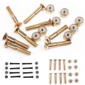 M5 25-30mm Skateboard Replacement Screws Nuts Carbon Steel Screws Bolts Four-wheeled Skateboard Longboard Accessories Parts - El