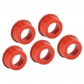 5Pcs Car Auto Front Engine Gasket Washer Rubber Red Fit for BMW M47 M57 E38 E39 E46 E60 E61 E65 E66 E90 E91 E53 E83 11612246949|