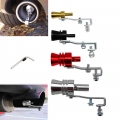 Motorbike Car Exhaust Fake Turbo Whistle Pipe Sound Muffler Blow Off Valve Universal Simulator Whistler 5 Colors - Mufflers - Of