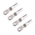4 Pieces Stainless Steel Swageless Eye Terminal For 3mm Wire Rope|Marine Hardware| - Ebikpro.com