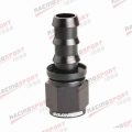 10an An10 An-10 Straight Fuel Push-on Hose End Fitting Adaptor Aluminum Black - Engine - ebikpro.com