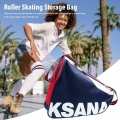 Skate Bag Waterproof Scratch Resistant Wear resistant Large Capacity Shoulder Roller Skating Storage Bag Skating Accessories|Ska