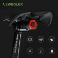 NEWBOLER Bicycle induction Taillight Auto Start/Stop MTB Bike LED Light Waterproof Cycling Rear Lights USB Charge 24h Work Time|
