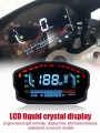 Motorcycle LCD Speedometer Waterproof Digital Odometer with LED Backlight for 12V Motorbike Car / Boat / ATV / UTV / Caravans|In