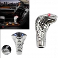 NEW Universal Auto Car Manual Gear Shift Knob Stick Led Eyes Chrome Cobra Snake Cool Shift Lever For BMW Toyota Honda Car Goods|