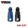 WILLIN Aluminum AN6 to 3/8''Female Quick Disconnect Connect Female Push On EFI Fitting Connector Adapter|Fuel Supply &