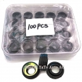 100pcs,Automotive Air Conditioning Compressor Oil Seal Stamps For 6SEU12C,6SEU14C,7SEU Saden SD7SB For Passat B5 Benz BMW|Seals|