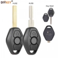 DIYKEY 3 Buttons EWS Replacement Remote Key Shell for BMW Z3 Z4 X3 X5 E36 325i 3 5 7 525i 330i HU92/HU58 Blade 315/434MHz|Car Ke