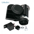 Lmodri Vehicle 12v Super Loudly Air Horn Snail Compact Horns For Motorcycle Car Truck Boat Rv Modification Parts - Multi-tone &a