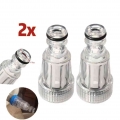2pcs G3/4" Thread Faucet Quick Connector Car Washing Machine Water Filter High Pressure Washer Garden Pipe Hose Adapter|Wat