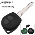 Jingyuqin 315mhz/ 433mhz Id46 Chip Car Remote Key Fit For Suzuki Swift Sx4 Alto Vitara Ignis Jimny Splash Hu87 Uncut Blade - Car