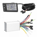 24V 48V/36V 60V 350W Electric Bicycle Controller with LCD Display Panel E bike Electric E Bike Scooter Brushless Controller Part