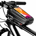 New WILD MAN Bike Bag Frame Front Top Tube For 6.7in Phone Case Touchscreen Waterproof Cycling Bag MTB Pack Bicycle Accessories|