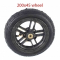 Size 200x45 and Inner Tire Inflated Wheel and Hub for E twow S2 Scooter M8 M10 Pneumatic Wheel 8" Scooter Wheelchair Air Wh