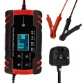 12v 24v Pulse Repairing Charger With Lcd Display Motorcycle & Car Battery Charger Agm Gel Wet Lead Acid Battery Charger - Ba