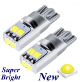 2pcs New T10 W5w Super Bright Led Wedge Parking Bulbs Car Dome Reading Lamps Wy5w 168 501 2825 Auto Turn Side Light