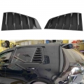 2pcs Car Rear Window Shutter Cover Trim For Vw Golf 6 Golf 7 Golf 7.5 Mk7/7.5 Gti Gtd R Models Window Louver Side Vent Trim - Ex