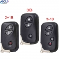 2+1b / 3b / 3+1 Button Smart Remote Key Case Fob Keyless Entry Shell Blank For Lexus Is250 Es350 Gs350 Ls460 Gs - Car Key - Offi