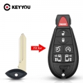 KEYYOU Replacement Uncut For Chrysler 300C For Jeep Journey Grand Cherokee For Dodge For Fiat Insert Emergency Remote Key Blade|