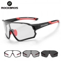 Rockbros Photochromic Cycling Glasses Bike Sunglasses Bicycle Glass Uv400 Sports Sunglasses For Men Women Hiking Fishing Glasses