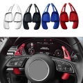 2pcs/lot Car Sports Steering Wheel Shift Paddle Shifter Fit For Audi A3 / S3 Facelift A5 S5 2017 A4 B9 Q7 2016-2017 Tt Tts Red -