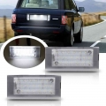 2pcs Car Led License Number Plate Light For Range Rover L322 2003-2012 Smd Rear Plate Lamp Canbus Error Free# Xfj000020 - Signal