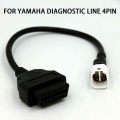 4 Pin To Obd2 Fault Code Reader Motorcycle Scanner Diagnostic Cable Tool For Yamaha Mt10 Fz10 Mt09 Xsr Mt07 R1 2016+ - Diagnosti