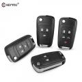 Keyyou For Opel/vauxhall For Astra J Corsa E Insignia Zafira C 2009 2010 2011 2012 2013 2016 Flip Folding Remote Key Case - Car