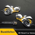 1pcs 3D Metal scatpack Bumblebee Autobot emblem grill 6.4L Badge Car Sticker car styling For Dodge Charger SRT8 SRT4 Chevrolet