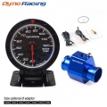 Dynoracing 60mm Car Water Temperature Gauge 20-120 Celsius With Water Temp Joint Pipe Sensor Adapter 1/8npt - Water Temp Gauges