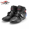 Botas Moto Microfiber Leather Boats Motorcycle Short Boots Professional moto shoes Racing bota motociclista Motorcycle Boots|mot