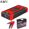 Qc3.0 Car Jump Starter 600a 20000mah Large Capacity 4 Usb Power Bank Reverse Connection Protection Cars Booster Battery Starting