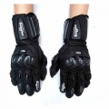 Men's leather motorcycle gloves luva moto long racing gloves afs 6 10 18 motorbike gloves guantes moto Motocross gloves|mot