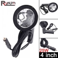 Hd 4 Inch Led Light Spotlight Searchlight Portable Handheld Hunting Lamp Lighting 25w Car Light For Truck Tractor Led Work Light