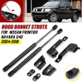 2x Front Engine Cover Bonnet Hood Shock Lift Struts Bar Support Arm Gas Hydraulic For Nissan Frontier Navara D40 2004-2018 - Str