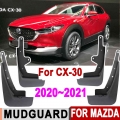 4Pcs/Set Splash Guards For Mazda CX30 CX 30 2021 2020 Mud flaps Mudflaps Fender Mudguards Front Rear Car Accessories Parts Wheel