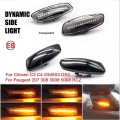 2x Led Car Dynamic Turn Signal Light Side Marker Lamp Blinker Amber For Citroen C4 Picasso C3 C5 Ds4 Peugeot 308 207 3008 5008 -